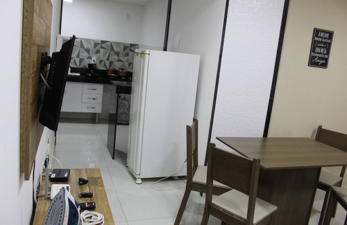 Guarapari Apartamento | Nuevo y acogedor apartamento, a 90 metros de la playa de Morro, con Wi-Fi