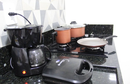 Guarapari Apartamento | Nuevo y acogedor apartamento, a 90 metros de la playa de Morro, con Wi-Fi