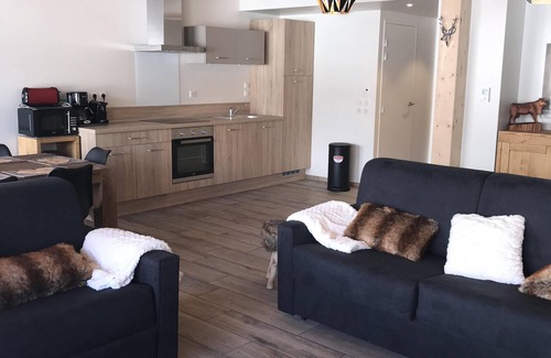 Saint-Francois-Longchamp Apartamento | Apartamento nuevo Ski in ski out 8 personas