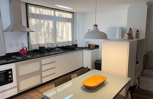 Centro Apartamento | NEW APARTMENT in the center of Garopaba, with Private Terrace and Barbecue.