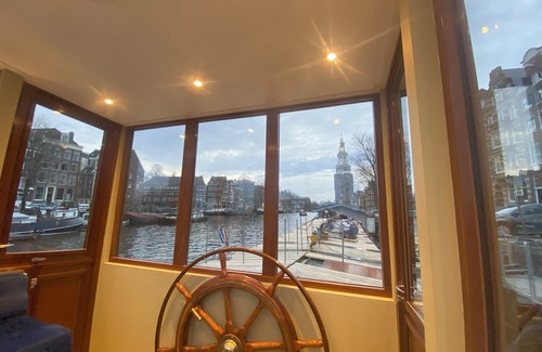 Amsterdam City Centre Alquiler De Eote | NEW: Captains Cabin on luxurious wellness houseboat -