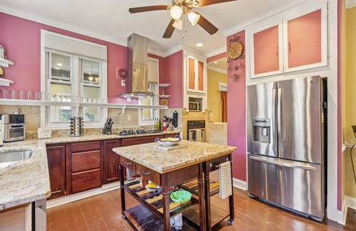 Irvington Casa | NEW! Charming Victorian Home with Porch & Large Yard