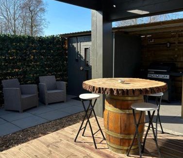 Vijfhuizen Chalet De Esquí | New cozy chalet and private garden with sauna and outdoor bath near Amsterdam