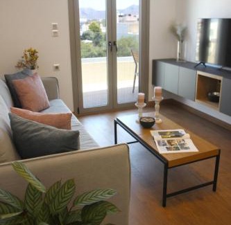 Kalathas Apartamento | New Cozy Chic Apt-Ryfete Luxury Living