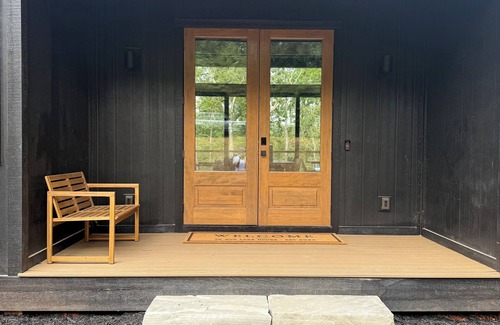 Mill Spring Casa | New Custom Built Modern Lake House near vineyards, orchards, Biltmore and more.