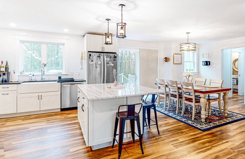 Kennebunk Casa | New, dog-friendly, custom-built home on 30 acres with firepit - near beaches