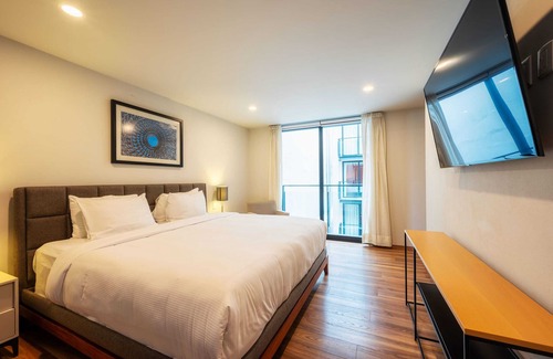 Coyoacán Condominio | NEW Equipped Condo w/GYM & Roof