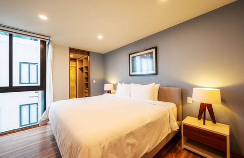 Coyoacán Condominio | NEW Equipped Condo w/GYM & Roof