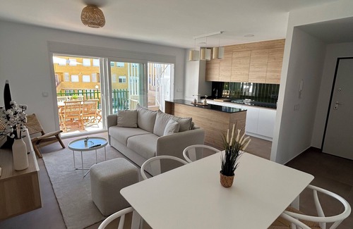 Santiago de la Ribera Apartamento | NEW flat with solarium, 50 meters from the sea !!