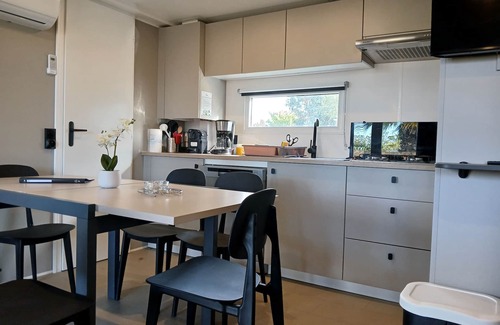 Saint-Hippolyte Casa | New fully equipped mobile home (homair). 3 bedrooms, sleeps 6. Torreilles beach