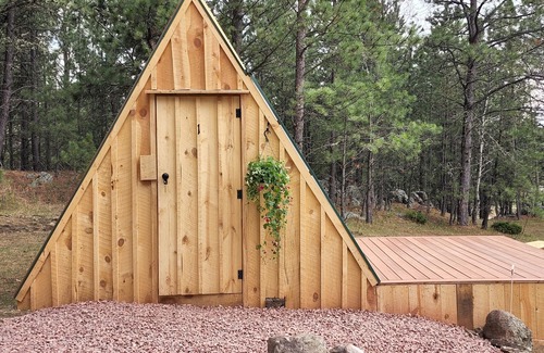 Custer Cabina | NEW! Glamping A-Frames, Stargazer 1 at Dakota Dream