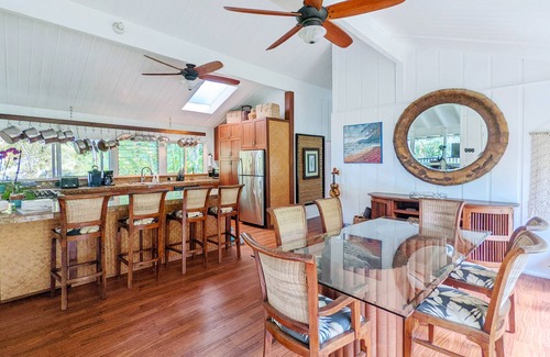 Wainiha Casa | New! Hale Aloha with Ocean Views - steps to beach