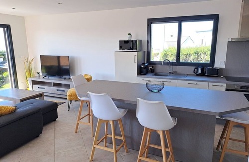 Mesnil-Val-Plage Casa | New house, 6 people, Sea view, Criel sur mer