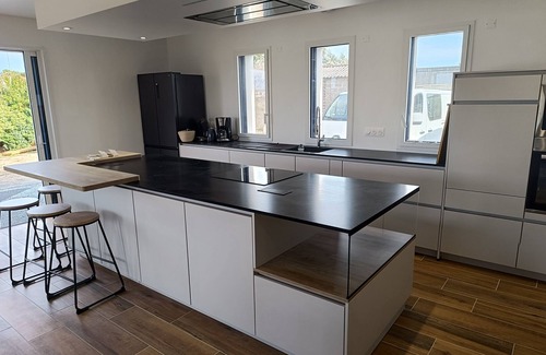 Olonne-sur-Mer Casa | New house for 14 people with view of the marshes near the sea with sauna for 4 people