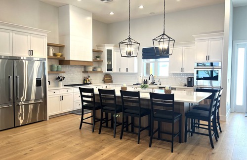 Lake Placid Casa | New Lake June Pool Home with hot tub, dock, and amazing views.