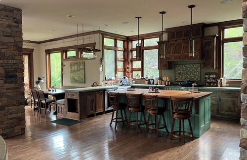 Cullowhee Casa | New Listing! Breathtaking Lakefront home, Waterfall & Mountain Views, PICKLEBALL