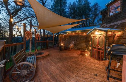 Coarsegold Casa | New Listing- Hobbit House @ Yosemite w/spa/firepit/unique