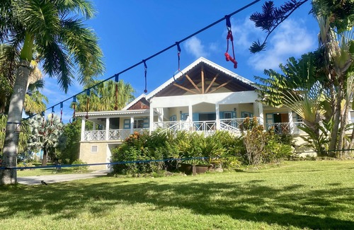 Cades Bay Villa | New listing: oversized rooms, yoga pavilion, saltwater pool and kids zip line!