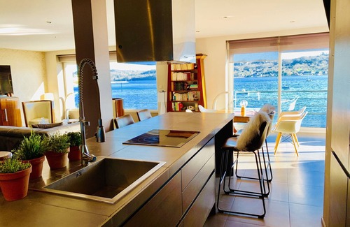 Le Relecq-Kerhuon Casa | NUEVO!LOFT EXCEPCIONAL VISTA AL MAR 1 dormitorio / baño TERRAZA merPATIO, PERGOLAS 10 m