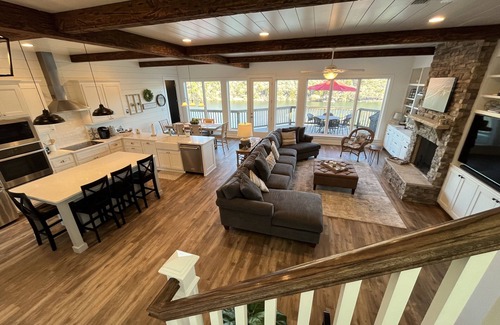 Marble Falls Casa | New Luxury Waterfront House with Pool, Boat Dock, and Scenic Hill Country Views