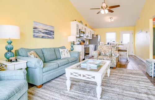 Fort Morgan Casa | New Owner Listing! 900' to PRIVATE Beach Access! Gulf & Mobile Bay Views!