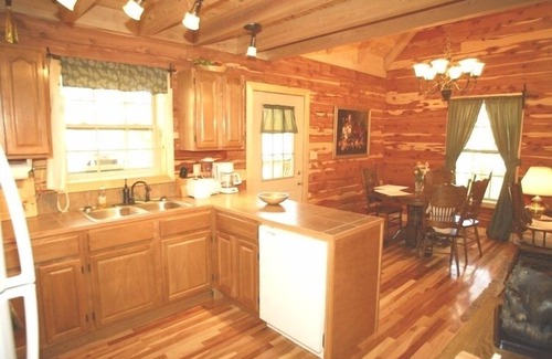 Spruce Pine Cabina | Nueva casa de troncos de cedro rojo justo al lado de la Blue Ridge Parkway en Little Switzerland, Carolina del Norte