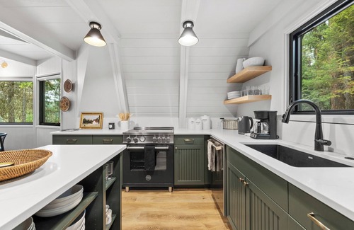 McCall Casa | New! River Cabin A-Frame-Remodeled A-Frame on the river, walk to town, lake & dining