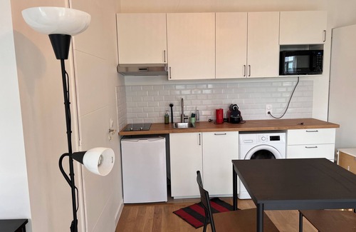 Asnieres-sur-Seine Apartamento | New studio 100m from the metro