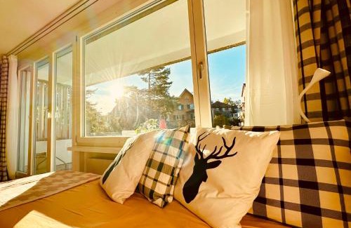 Oerlikon Apartamento | New Studio with Sunny Terrace & Air Condition