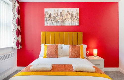 Stockton-on-Tees Apartamento | NEW! Stylish 5-Bed Apartment in Stockton-on-tees by Stay With Us, Perfect for Contractors & Large Groups, FREE Parking!