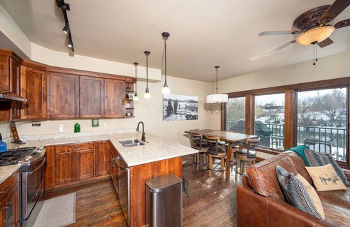 Whitefish Casa | New! Townhome on Whitefish Lake with private hot tub, dock & fire pit