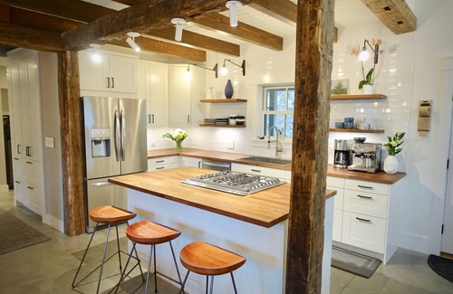 Stowe Village Historic District Casa | ¡Nuevo! Vermont Modern Farmhouse en Stowe Village