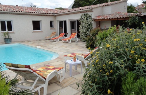 Saint-Genies-de-Fontedit Villa | VILLA, piscina privada, tranquila, cerca de las playas