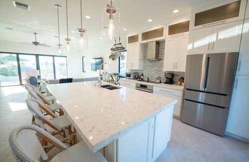 Bonita Springs Villa | NEW VILLA: STUNNING Gulf & Bay views, 2 min walk to beach, private pool/spa/dock