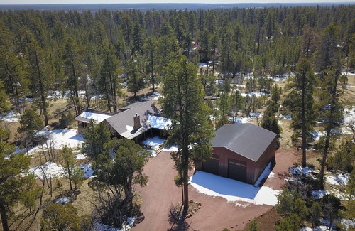Happy Jack Cabina | NEWER, LUXURY, Solid LOG CABIN on Secluded 10 ACRES in Northern AZ🍁🍂🌲