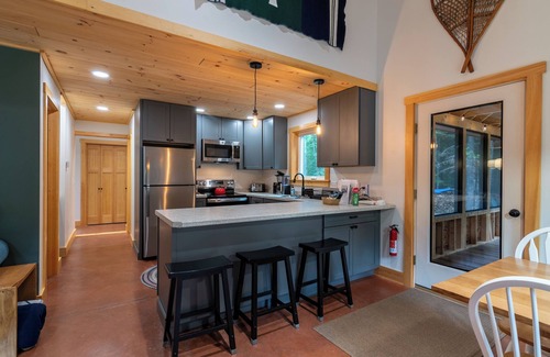 Stratton Casa | Newly built custom home nestled on the edge of the Bigelow Preserve