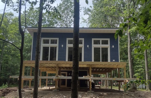 Baileys Harbor Casa | Newly constructed rental nestled in the woods, 2-bedroom house in Baileys Harbor