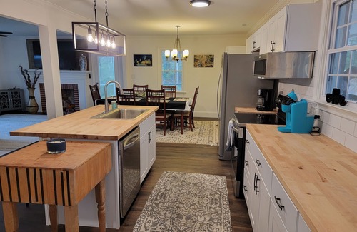 Chester Casa | Newly renovated, charming brick home set on 45 acres with pond and hiking trails