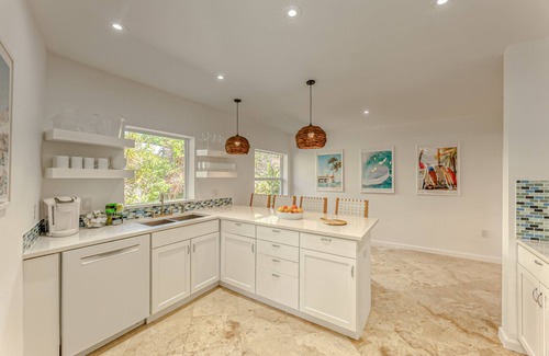 Dolphin Isles Casa | Newly Renovated Beach House w Heated Pool, 4 BR, 3 BA