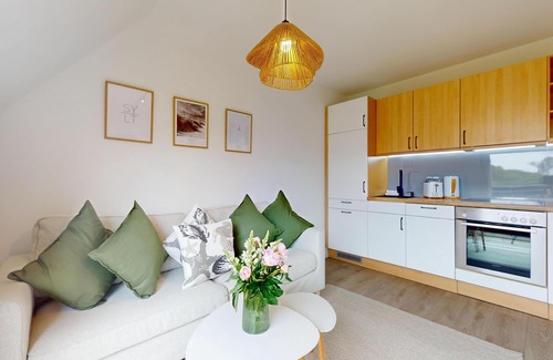 Hornum Apartamento | Newly renovated vacation apartment for 4 people in the Green Valley with swimming pool and sauna