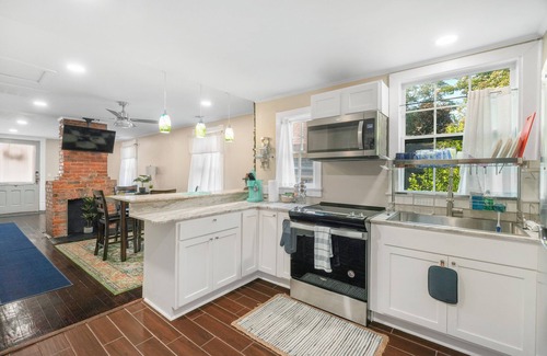 Montgomery Casa | Newly renovated Victorian home with beautiful features in quiet neighborhood.