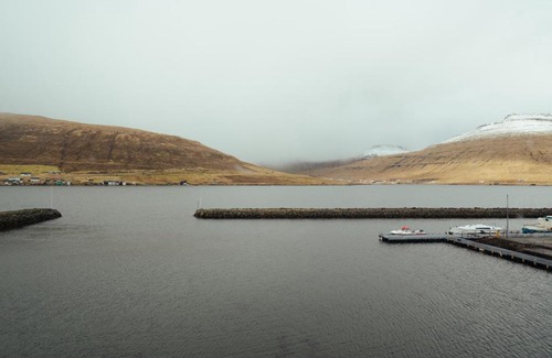 Streymoy Casa | Neystastova - Boathouse Stay with Fjord Views