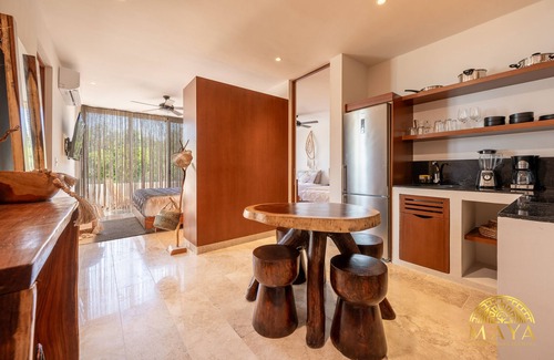 Barrio Zama Condominio | NHOA 108A Lux 2BR Condo Plunge Pool in Aldea Zama