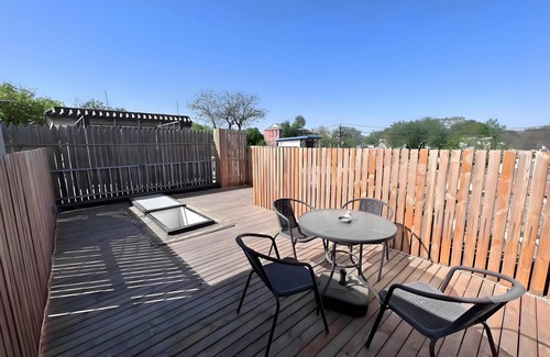 Jinsong Panjiayuan Apartamento | Nice 1br duplex Apartment with Roof terrace in Beijing downtown
