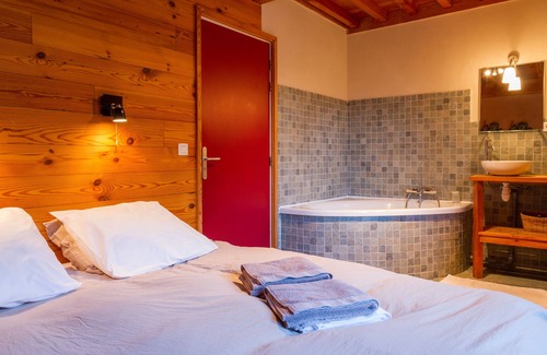 Villard-Reculas Apartamento | Bonito y espacioso apartamento en un spa-piscina -sauna- vista sublime