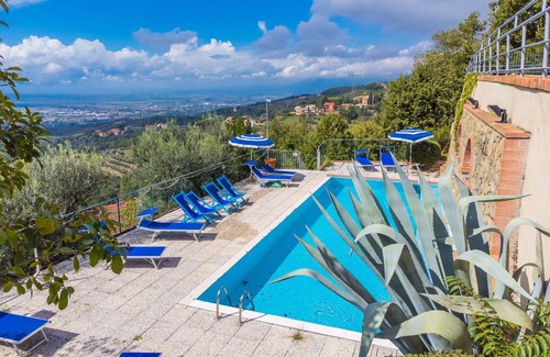 San Baronto Apartamento | Apartamento con piscina, WIFI, TV, terraza, mascotas permitida, vista panorámica, aparcamiento