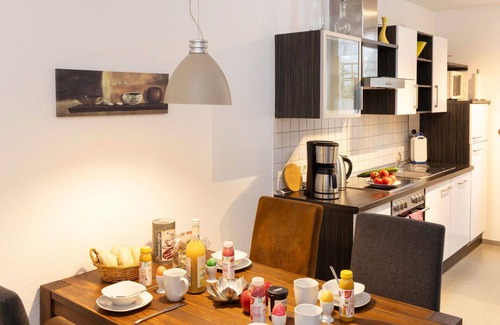 Lubmin Apartamento | Bonito apartamento para 4 personas con WIFI, TV, terraza, mascotas permitida y aparcamiento