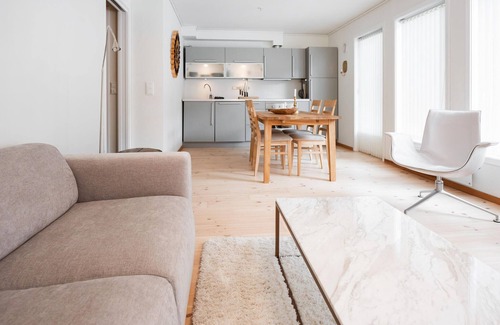 Sirdal Apartamento | Bonito apartamento en Tjørhom con WiFi