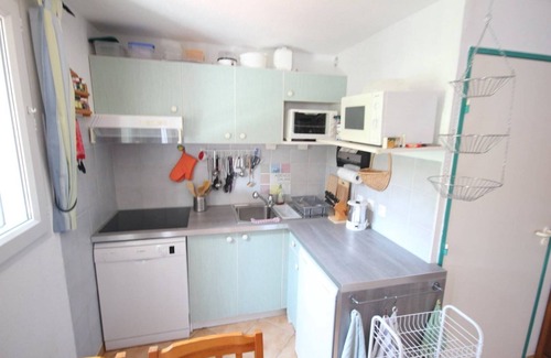 Portiragnes-Plage Casa | Nice corner house with garden, 2 bedrooms, secured residence LES ONDINES with pool, free wifi,400...