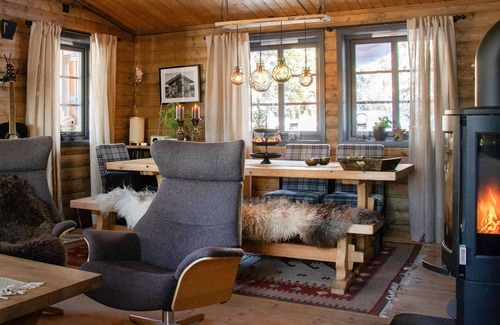 Sjusjoen Casa | Bonita casa en Sjusjøen con sauna